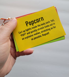 Body Sock Activity Cards