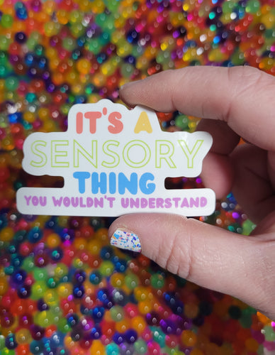 Sensory Thing Sticker