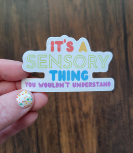 Sensory Thing Sticker