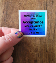 Autism Awareness/Acceptance Sticker