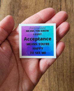 Autism Awareness/Acceptance Sticker