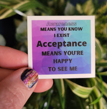 Autism Awareness/Acceptance Sticker