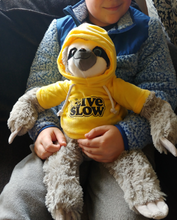 Weighted Plush Sloth with Hoodie